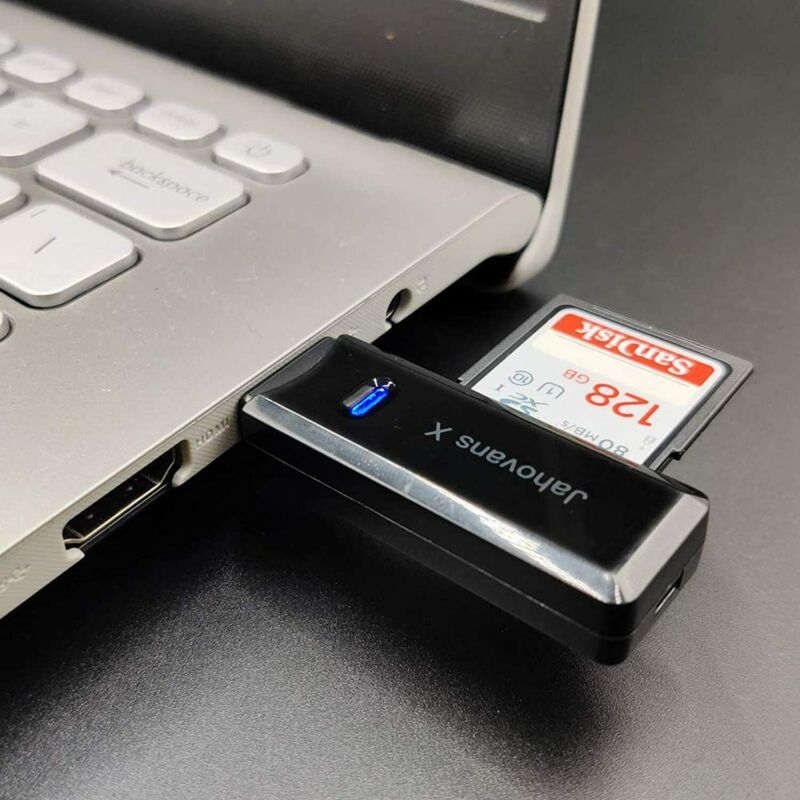 USB 3.0 SD Card Reader for PC, Laptop, Mac, (Black) - Fresh Stock Dated October 2025