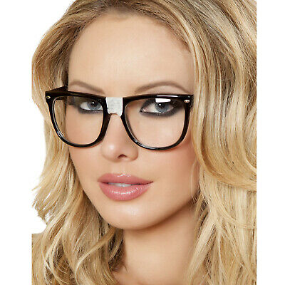 Nerd Glasses with Tape Big Frame Clark Kent Bookworm Geek School Costume G104 - Fresh Stock Dated October 2025