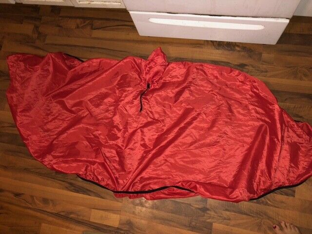 RED NYLON WESTERN SADDLE COVER 38'' X 92'' - Fresh Stock Dated October 2025