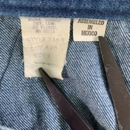 Vintage 1980's Sasson Women's Small Denim Jean Pencil Skirt - Fresh Stock Dated October 2025