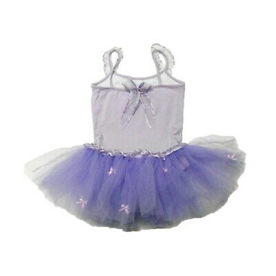 Purple Ballet Slipper Tutu Ballet Dress Girls L - Fresh Stock Dated October 2025