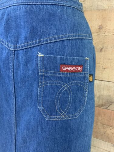 Vintage 1980's Sasson Women's Small Denim Jean Pencil Skirt - Fresh Stock Dated October 2025