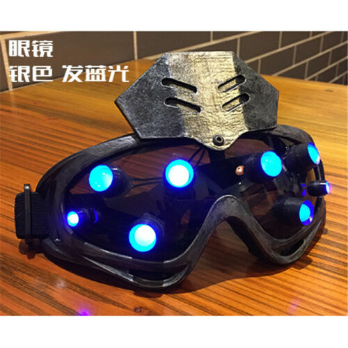 Hot Cyberpunk Mechanical Goggles LED Light Cosplay Halloween Party Bar Prop - Fresh Stock Dated October 2025