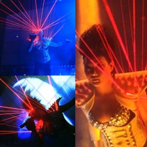 3-IN-1Performance Party Nightclub Show DJ POWER LASTER Shoulder Glove Glasses - Fresh Stock Dated October 2025