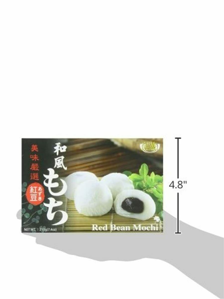 Royal Family Japanese Mochi Red Bean, 7.4-Ounce (Pack of 8) - Fresh Stock Dated October 2025