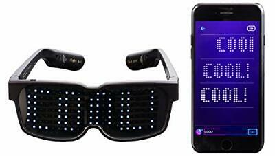 - Customizable Bluetooth LED Glasses for Raves, Festivals, Fun, Parties, - Fresh Stock Dated October 2025