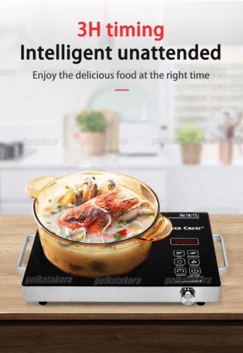 Electric Single Induction Cooker 3500W Cooktop Digital Hot Plate With Handle US - Fresh Stock Dated October 2025