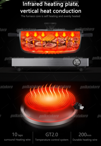 Electric Single Induction Cooker 3500W Cooktop Digital Hot Plate With Handle US - Fresh Stock Dated October 2025