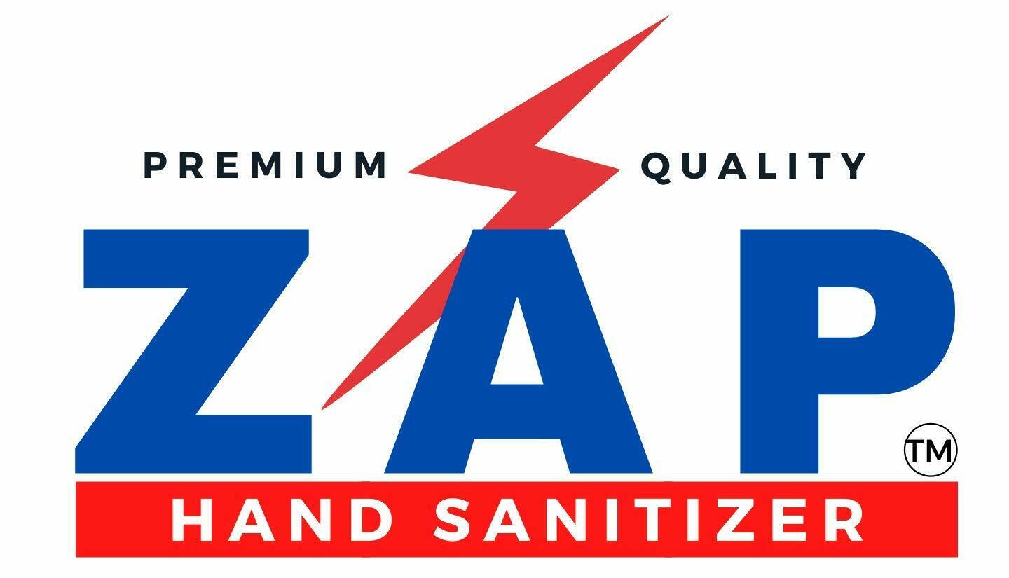 ZAP Hand Sanitizer Gel 75% Ethyl Alcohol 8 OZ Pump Bottle With Aloe & Vitamin E - Fresh Stock Dated October 2025