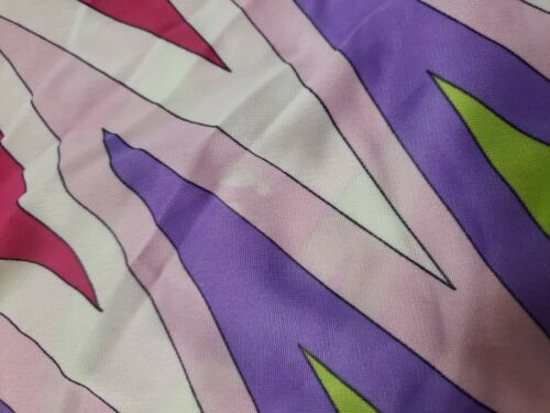 Vintage EMILIO PUCCI Formfit Rogers Colorful Slip Sheer Skirt Iconic Nylon Large - Fresh Stock Dated October 2025
