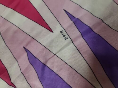 Vintage EMILIO PUCCI Formfit Rogers Colorful Slip Sheer Skirt Iconic Nylon Large - Fresh Stock Dated October 2025