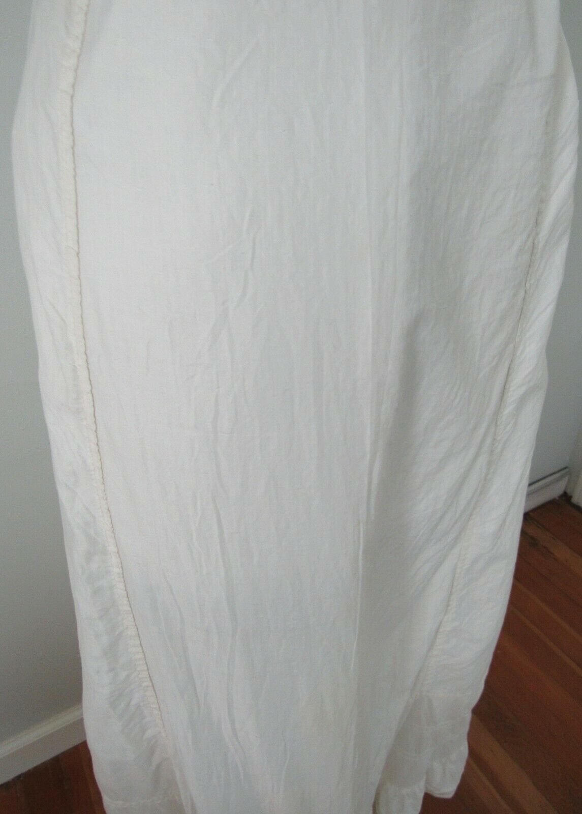 Vintage Edwardian Cotton Underskirt Altered Ruffles  Snap Closure Boho - Fresh Stock Dated October 2025