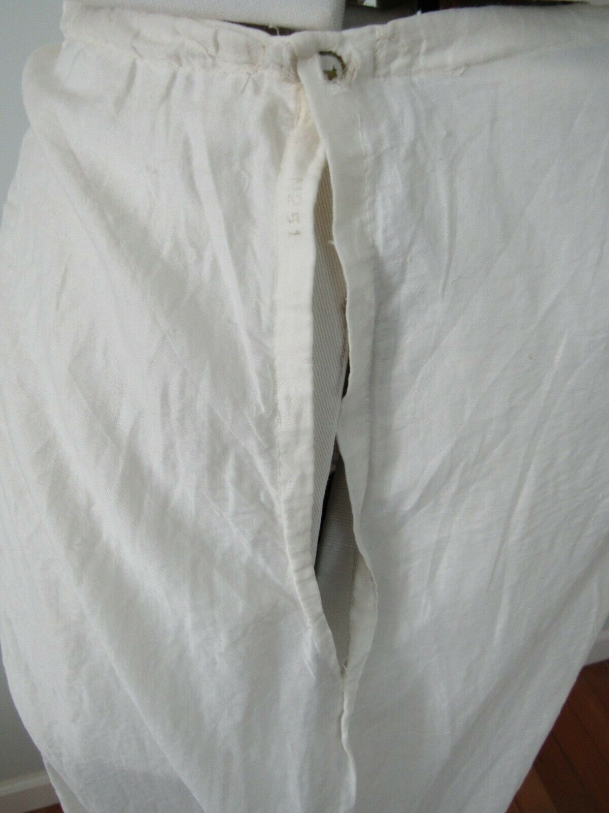 Vintage Edwardian Cotton Underskirt Altered Ruffles  Snap Closure Boho - Fresh Stock Dated October 2025