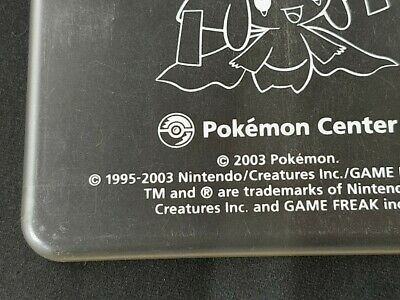 Pokemon Center Jirachi LIMITED EDITION GBA SP Face plate(Hardcover) -d0718- - Fresh Stock Dated October 2025