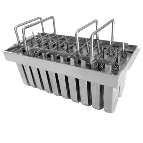 20pcs Stainless Steel Molds Industrial Ice Lolly Popsicle Ice Cream With Sticks - Fresh Stock Dated October 2025