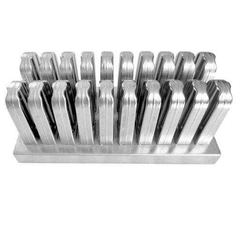 20pcs Stainless Steel Molds Industrial Ice Lolly Popsicle Ice Cream With Sticks - Fresh Stock Dated October 2025