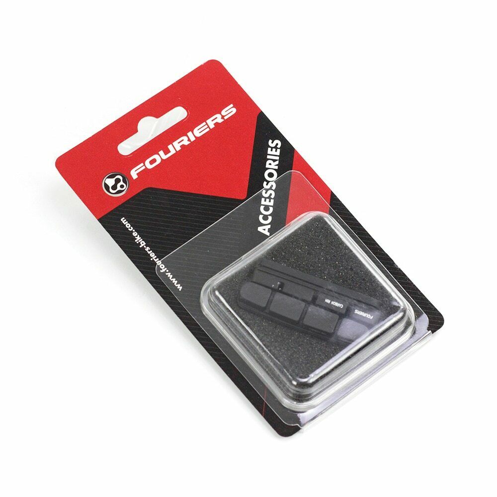 Fouriers Bike Brake Pads Shoes Carbon or Alloy Rims V Caliper Brake for SHIMANO - Fresh Stock Dated October 2025