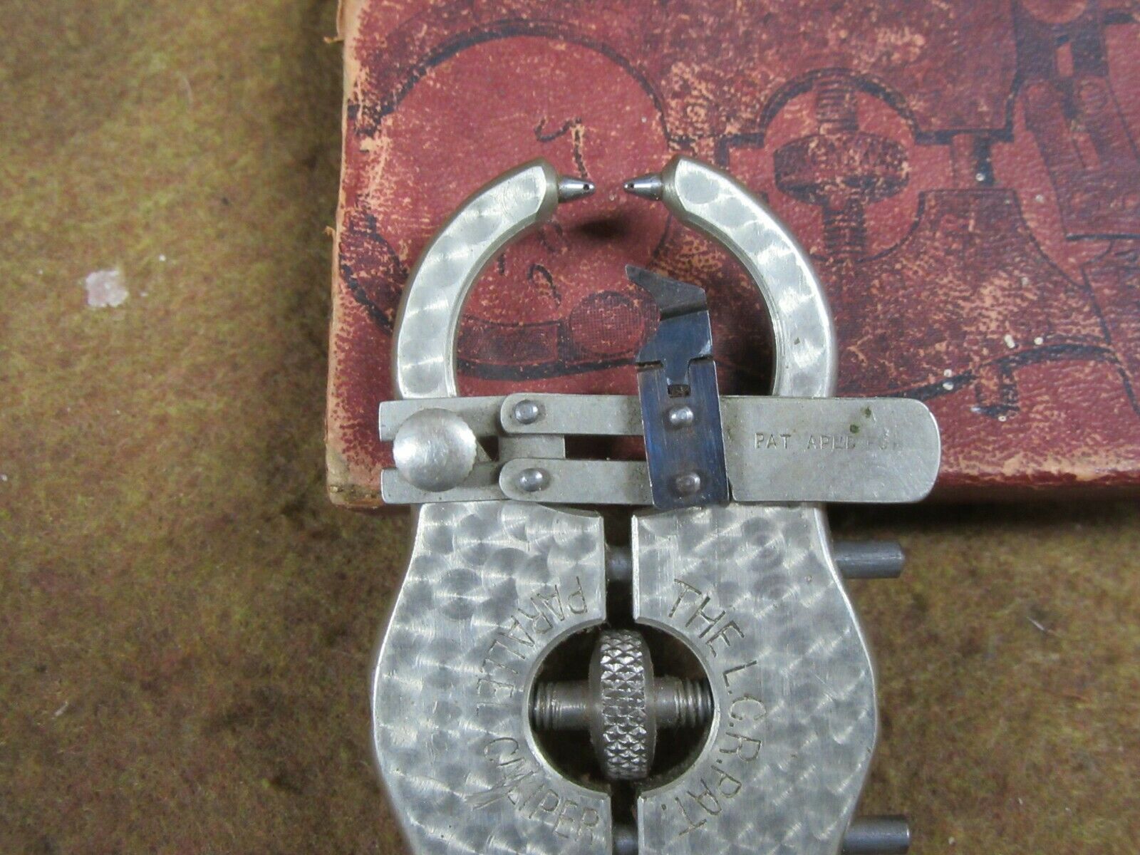Vtg L.C.R Pat.Parallel Caliper,Orig Box,Pre-War,Germany~NICEπππ#PC8.13.20 - Fresh Stock Dated October 2025