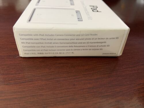 Original Apple iPad Camera Connection Kit 30-Pin  MC531ZM/A - Free Shipping! - Fresh Stock Dated October 2025