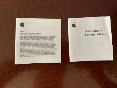 Original Apple iPad Camera Connection Kit 30-Pin  MC531ZM/A - Free Shipping! - Fresh Stock Dated October 2025