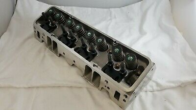 Used - Assembled SB Chevy Aluminum Cylinder Head - 220cc - Fresh Stock Dated October 2025