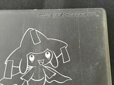 Pokemon Center Jirachi LIMITED EDITION GBA SP Face plate(Hardcover) -d0718- - Fresh Stock Dated October 2025