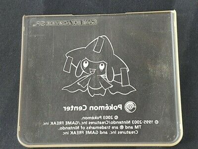 Pokemon Center Jirachi LIMITED EDITION GBA SP Face plate(Hardcover) -d0718- - Fresh Stock Dated October 2025