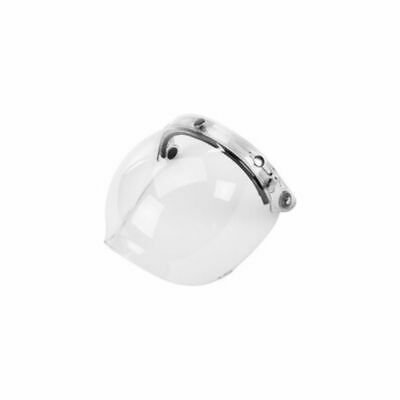 GMax Universal 3-Snap Flip-Up Bubble Shield Fit Snaps Open Face or Half Helmets - Fresh Stock Dated October 2025