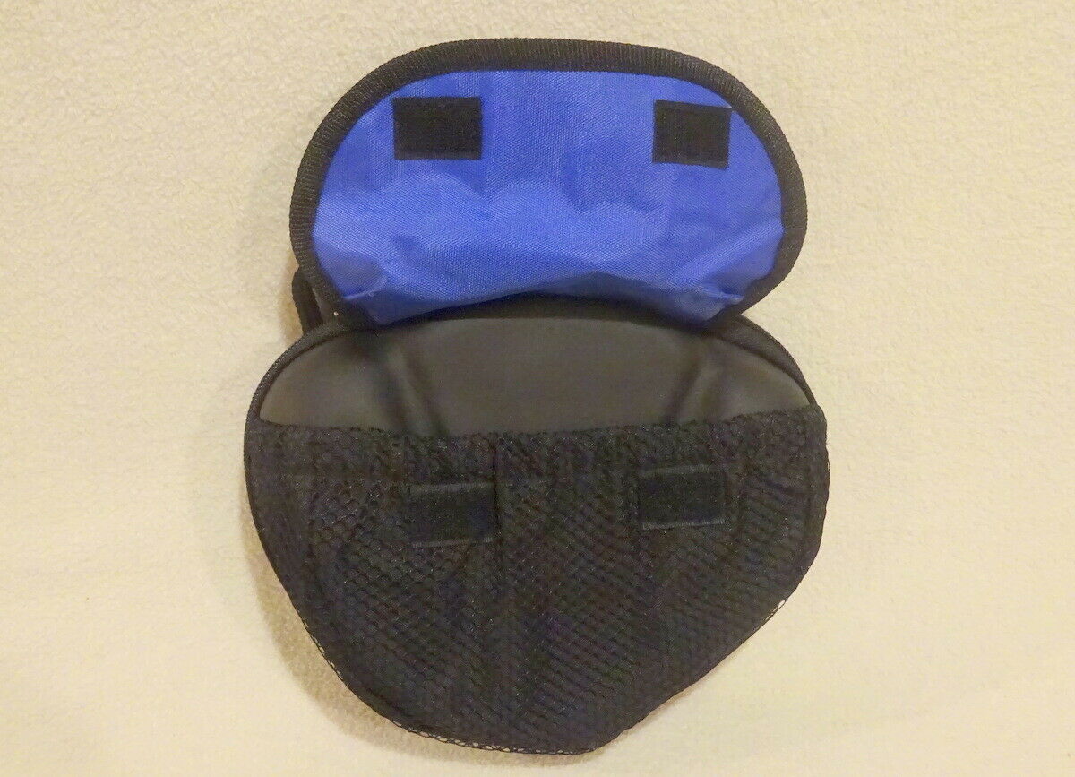 Blue Travel Carry Case for Leap Frog Leapster: Mesh Cartridge Pocket Holder-MINT - Fresh Stock Dated October 2025