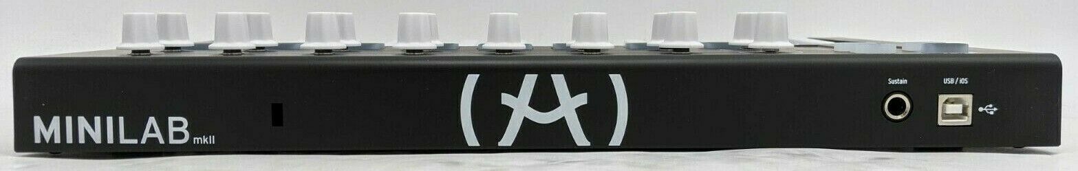 Arturia Minilab MkII Universal Midi Controller 7018400894043316 Black -JCA0299 - Fresh Stock Dated October 2025