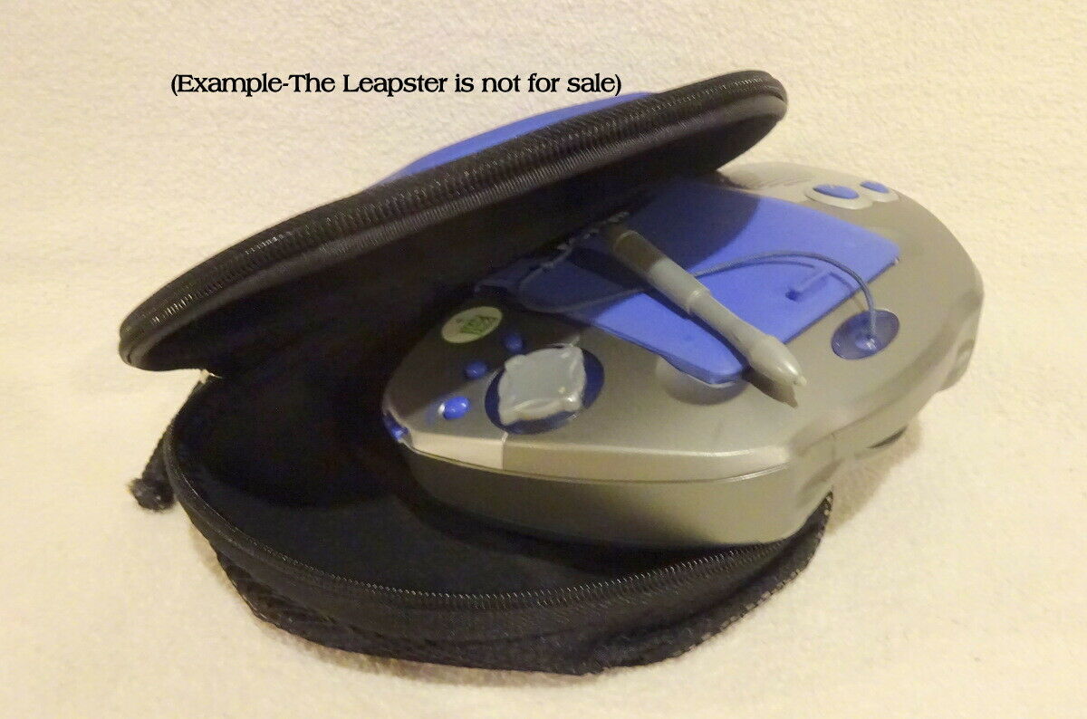 Blue Travel Carry Case for Leap Frog Leapster: Mesh Cartridge Pocket Holder-MINT - Fresh Stock Dated October 2025
