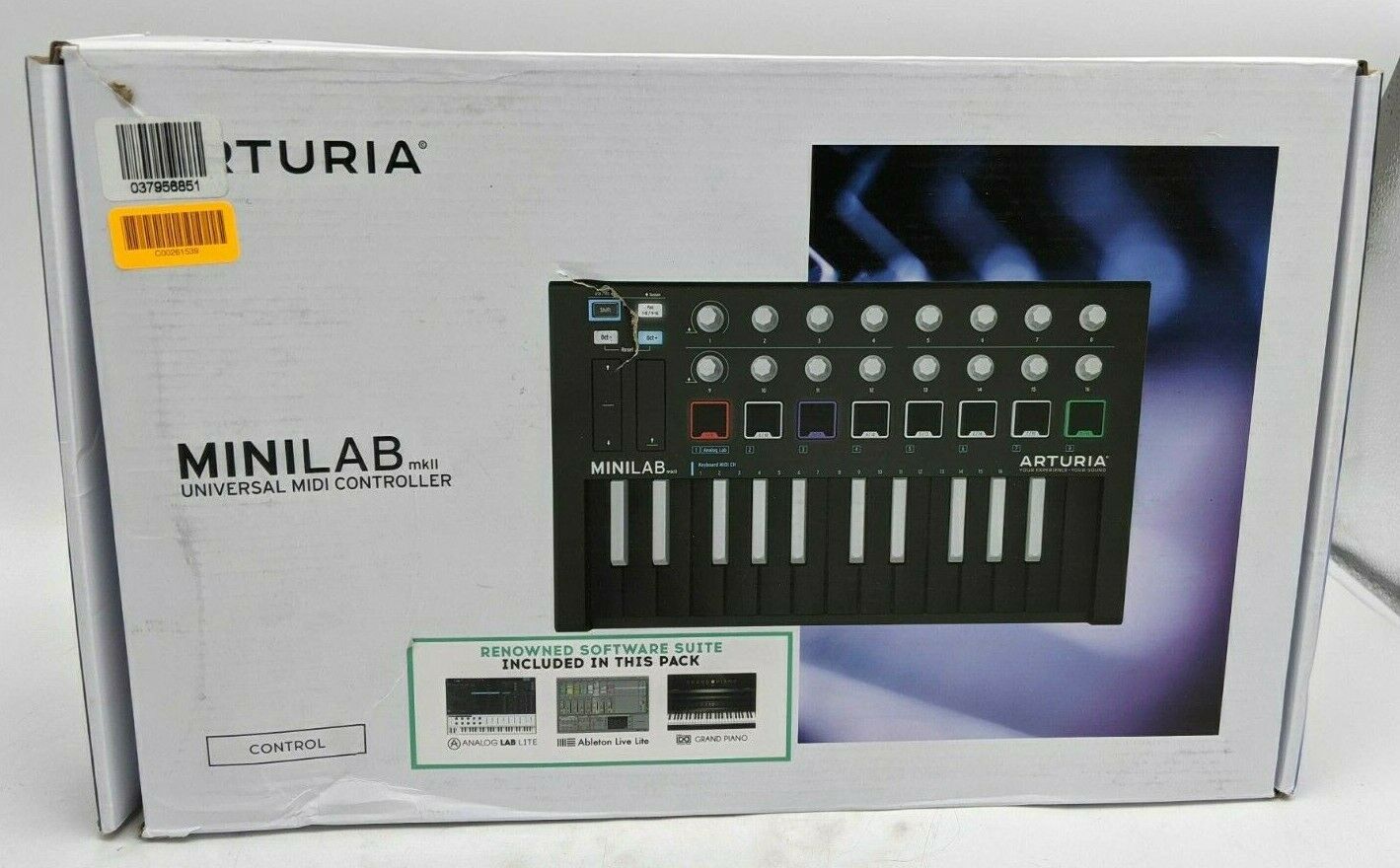 Arturia Minilab MkII Universal Midi Controller 7018400894043316 Black -JCA0299 - Fresh Stock Dated October 2025