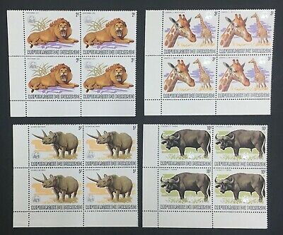 MOMEN: BURUNDI SC #589a-601a 1982 1983 EMBLEM BLOCKS WILDLIFE MNH OG LOT #60813 - Fresh Stock Dated October 2025