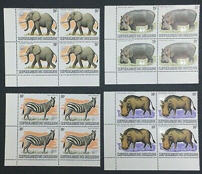 MOMEN: BURUNDI SC #589a-601a 1982 1983 EMBLEM BLOCKS WILDLIFE MNH OG LOT #60813 - Fresh Stock Dated October 2025