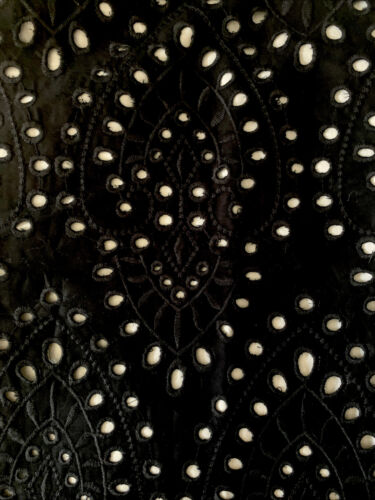 (2) POTTERY BARN TEEN EMILY & MERITT BLACK EYELET EURO Sham Set Of Two NEW - Fresh Stock Dated October 2025