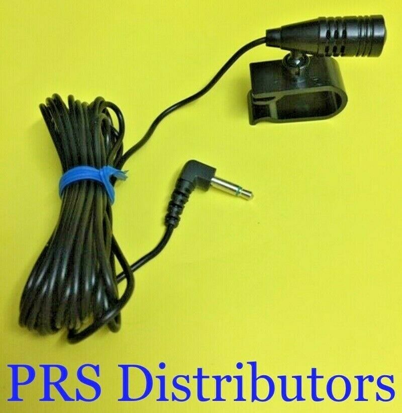 3.5mm Microphone For Car Stereo GPS DVD Bluetooth Enabled External Mic - Fresh Stock Dated October 2025