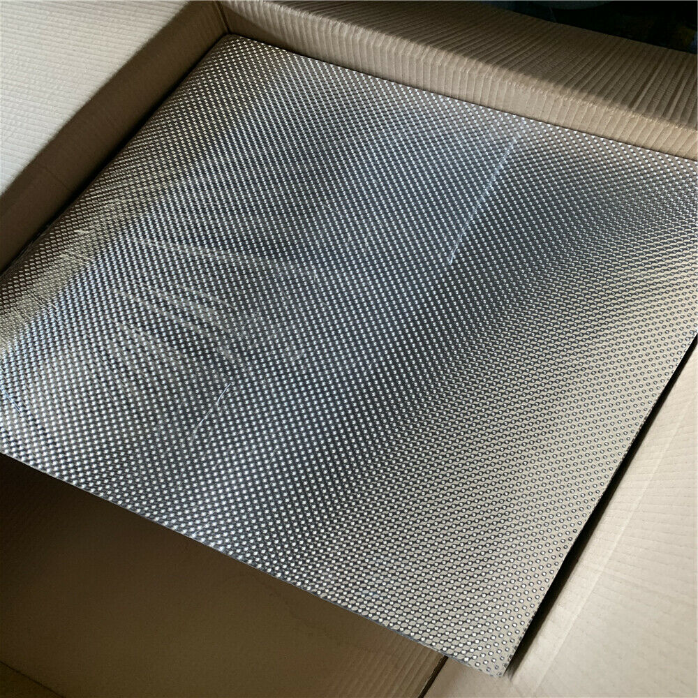 Embossed Heat Shield Resistant Stainless Steel 304 1800F continuous 300mm x300mm - Fresh Stock Dated October 2025