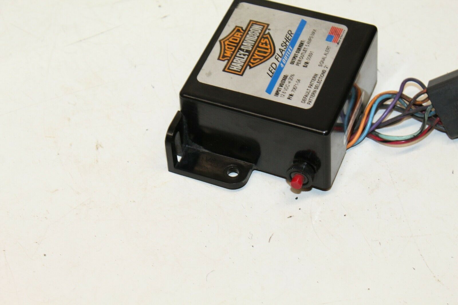 GENUINE Harley FLHTP FXDP Strobe Light LED Flasher 4-Outlet Ballast Harness - Fresh Stock Dated October 2025