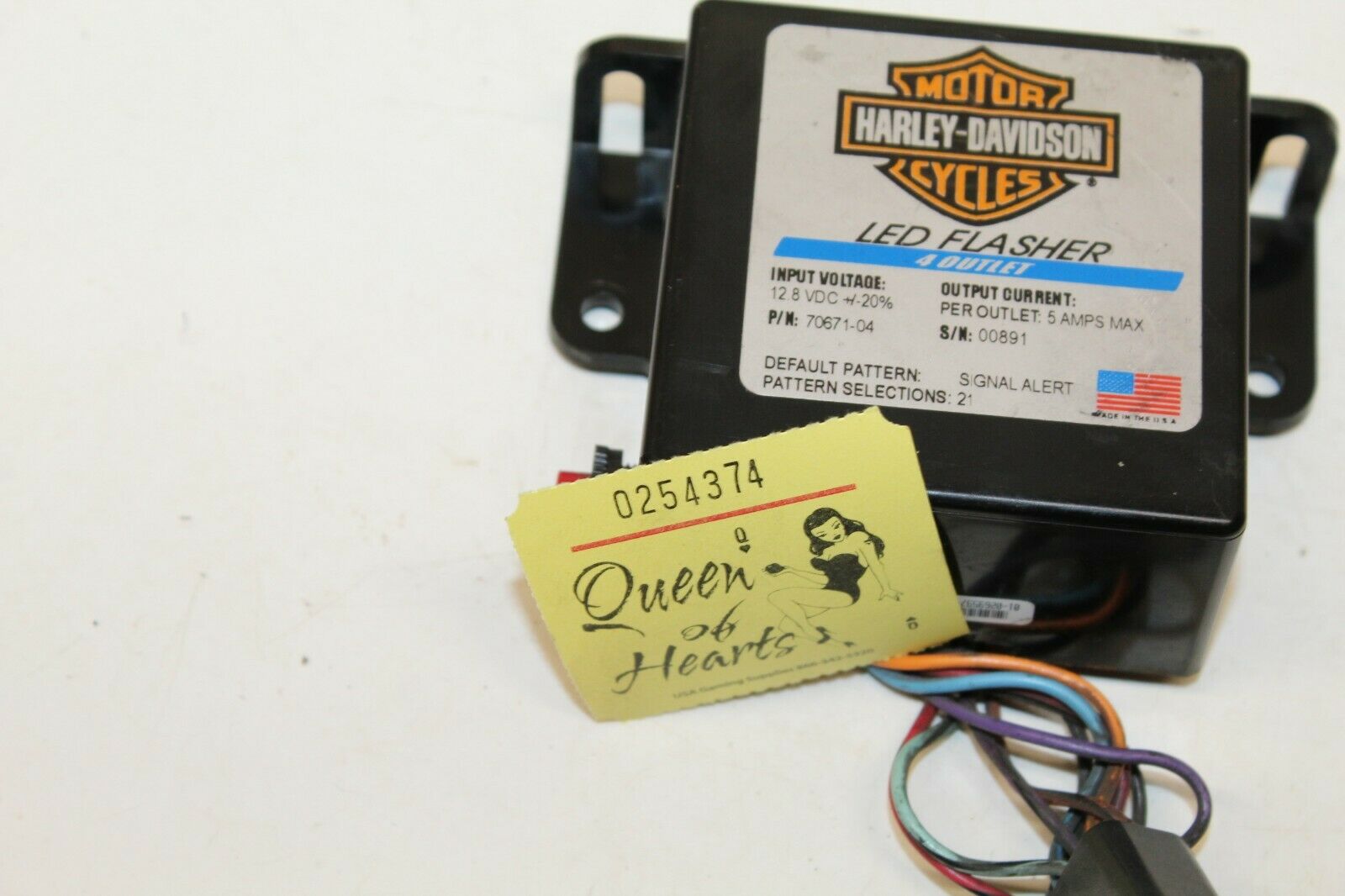 GENUINE Harley FLHTP FXDP Strobe Light LED Flasher 4-Outlet Ballast Harness - Fresh Stock Dated October 2025