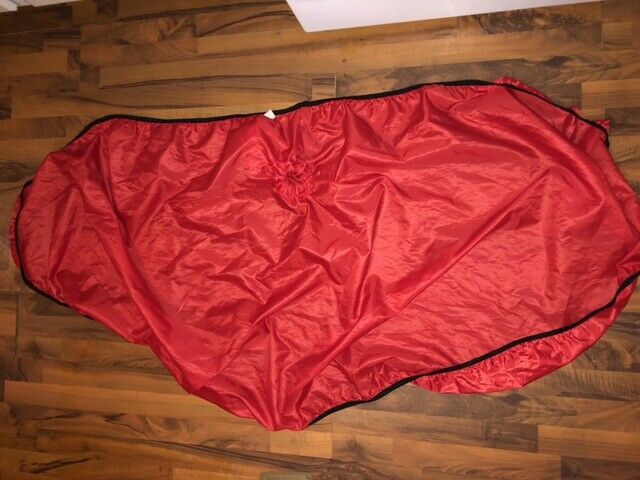 RED NYLON WESTERN SADDLE COVER 38'' X 92'' - Fresh Stock Dated October 2025