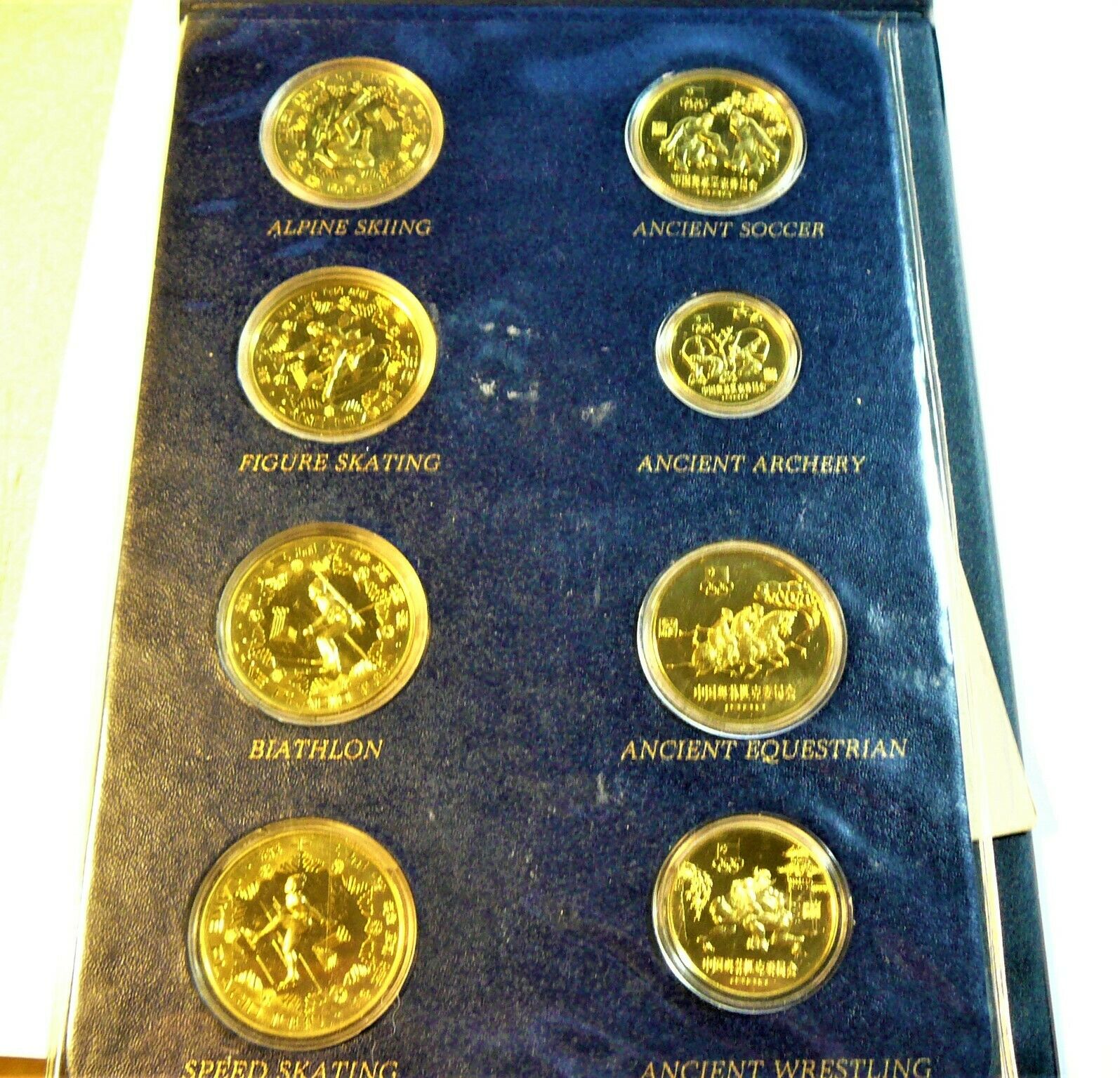 China 8-piece 1980 Olympic Coin Set, Original Holder & Certificate - Fresh Stock Dated October 2025