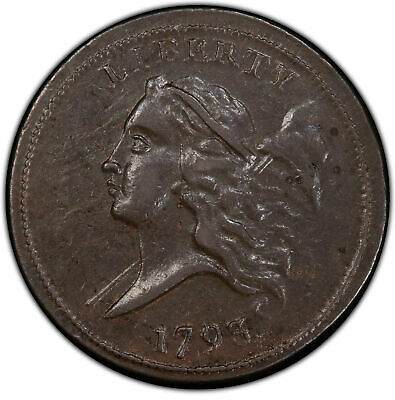 1793 LIBERTY CAP 1/2 PCGS AU 50 BN - Fresh Stock Dated October 2025