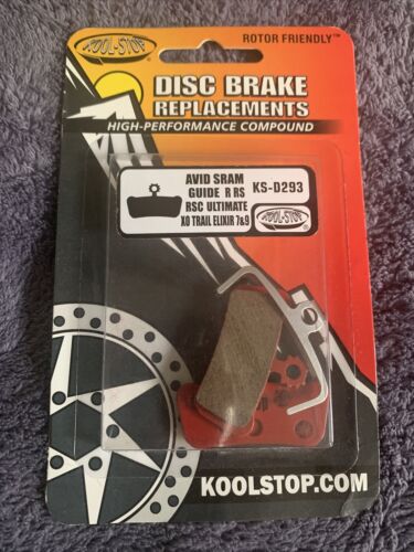Kool-Stop Disc Brake Pad Fits SRAM Guide Avid SRAM XO Trail Hi-Performance New - Fresh Stock Dated October 2025