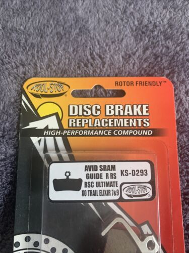 Kool-Stop Disc Brake Pad Fits SRAM Guide Avid SRAM XO Trail Hi-Performance New - Fresh Stock Dated October 2025