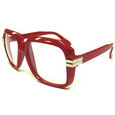 Oversized Hip Hop Glasses (Choose Your Color)  Rapper Run DMC Gazelle Rap 80's - Fresh Stock Dated October 2025