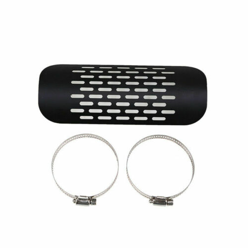40mm-75mm Motorcycle Exhaust Heat Shield Muffler Pipe Cover Black For Kawasaki - Fresh Stock Dated October 2025